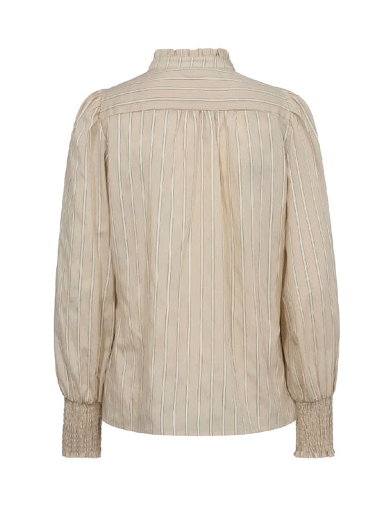 Co´couture MaliaCC Stripe Petra Shirt Bone