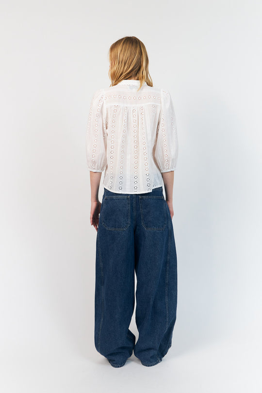 Lollys Laundry JuneLL Shirt 3/4 White