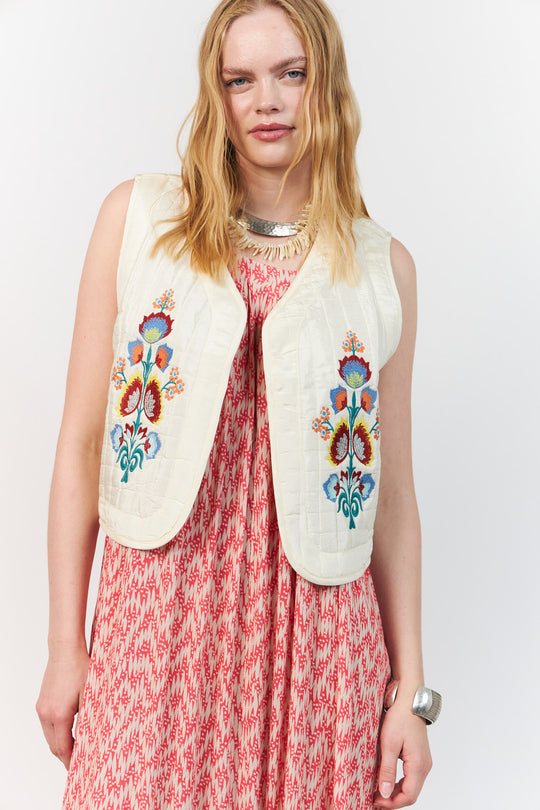 Lollys Laundry MistLL Vest SL Creme