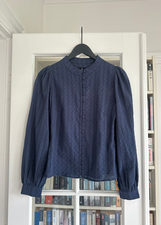 Urban Pioneers Otilie LS Blouse Navy