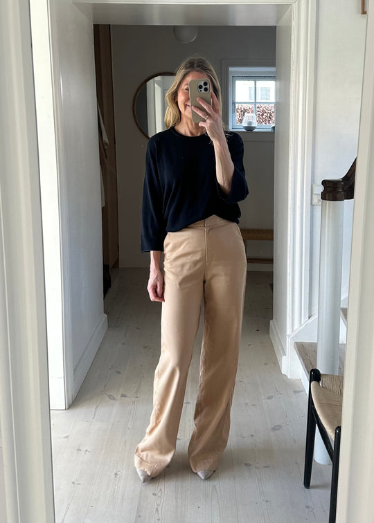 Schulz by Crowd Pinda pants Tencel Beige