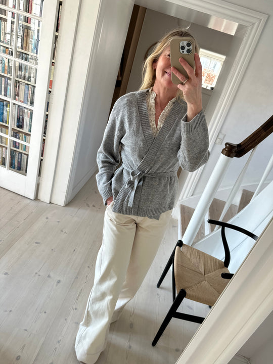 Modström HowieMD cardigan Grey Melange