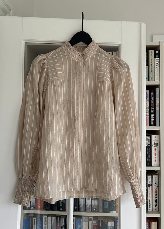 Co´couture MaliaCC Stripe Petra Shirt Bone