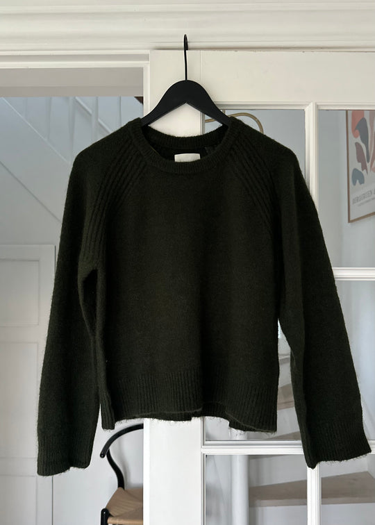 Part Two VialaPW Pullover Rosin (mørkegrøn)