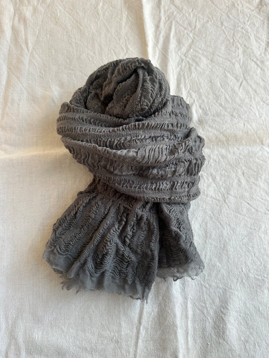 Livness uldtørklæde grå
