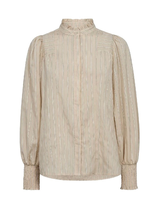 Co´couture MaliaCC Stripe Petra Shirt Bone
