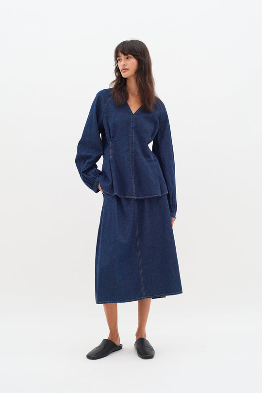 InWear RubinaIW Skirt Blue Denim