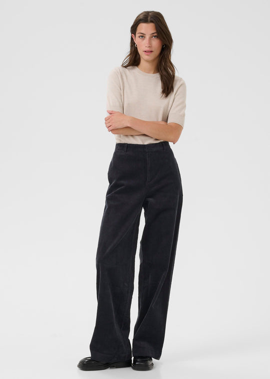 Part Two ClarissePW corduroy Pants Dark Navy