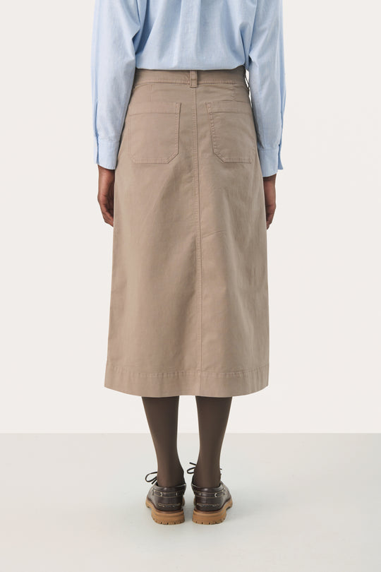 Part Two FanniesPW Skirt Casual Desert taupe