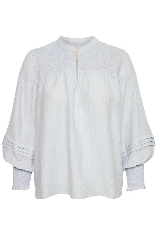 Part Two CafiasPW Blouse Gray Dawn