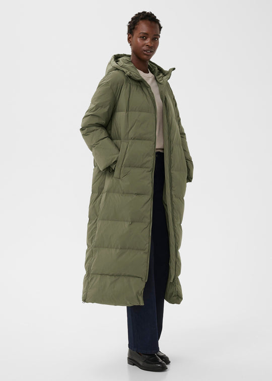 Part Two Safir Puffercoat OTW Grape Leaf Green