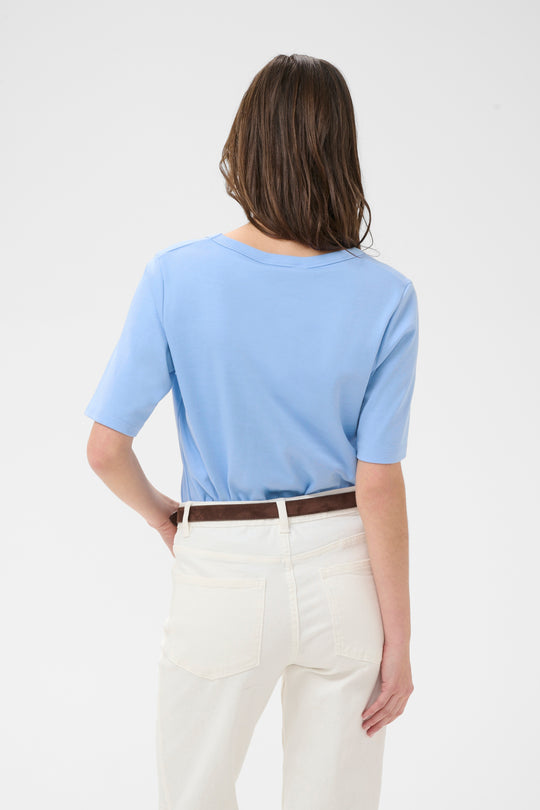 Part Two RatansaPW T-shirt Hydrangea blue