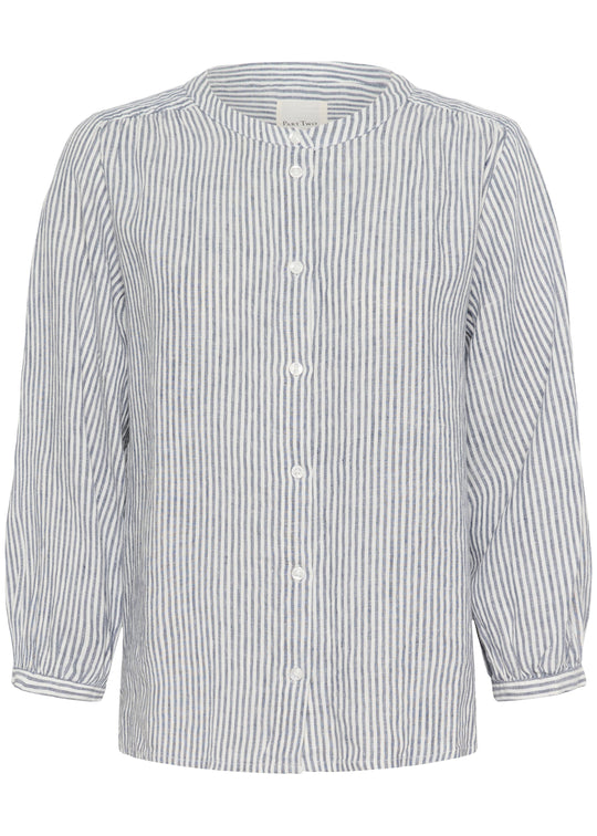 Part Two PersillesPW Shirt Oceana Stripe Blue