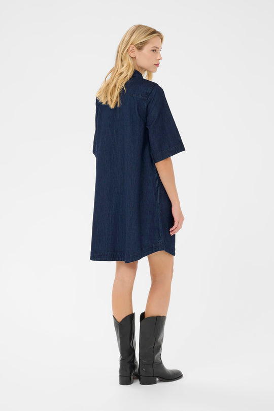 Part Two SardiaPW Dress Rinse Blue Denim