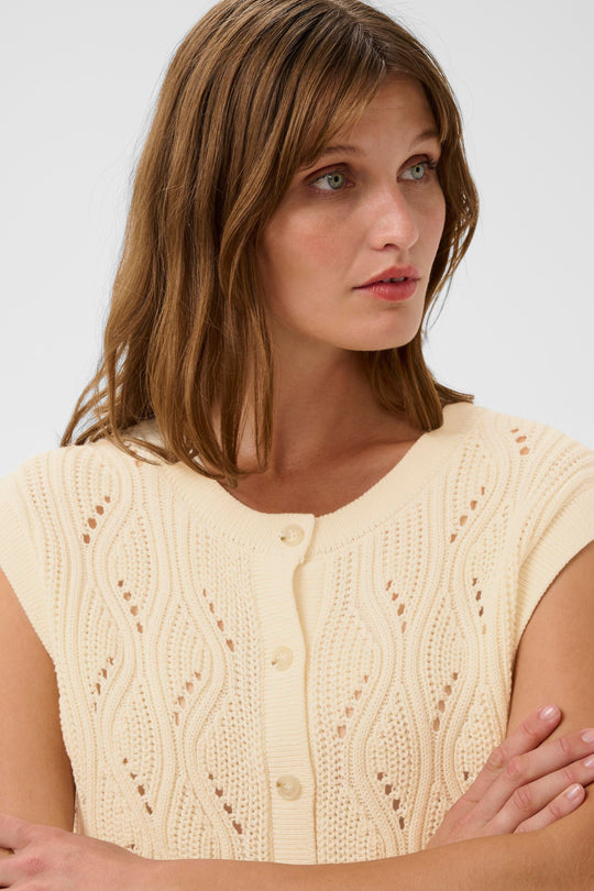 Soaked SLRava Nanna Vest Whisper White