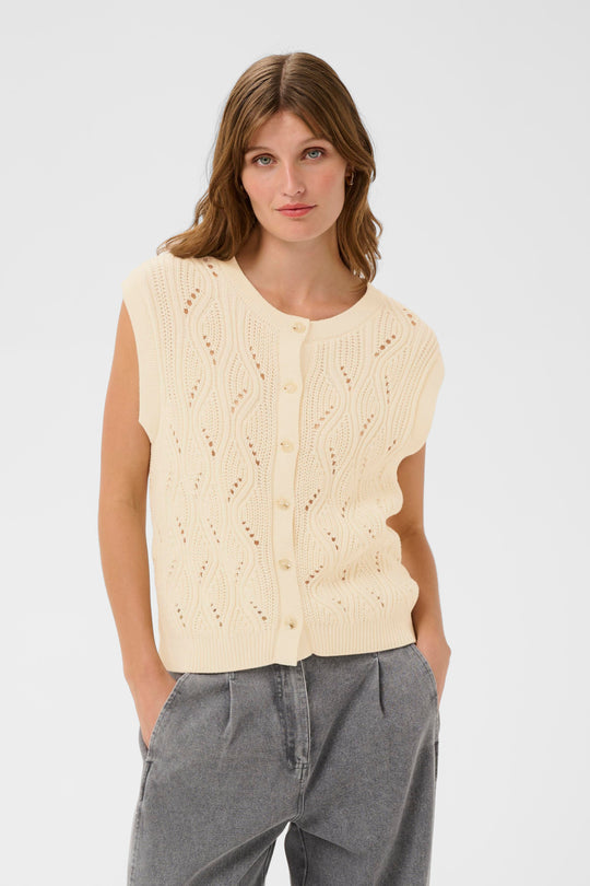 Soaked SLRava Nanna Vest Whisper White