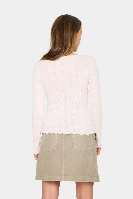 Saint Tropez GruSZ Cardigan Rice Melange