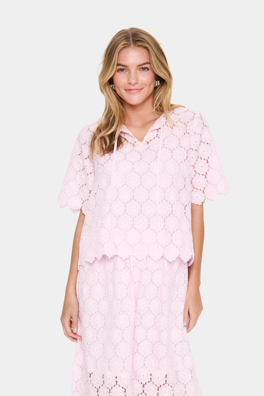 Saint Tropez ZojaSZ Blouse Pink Tulle