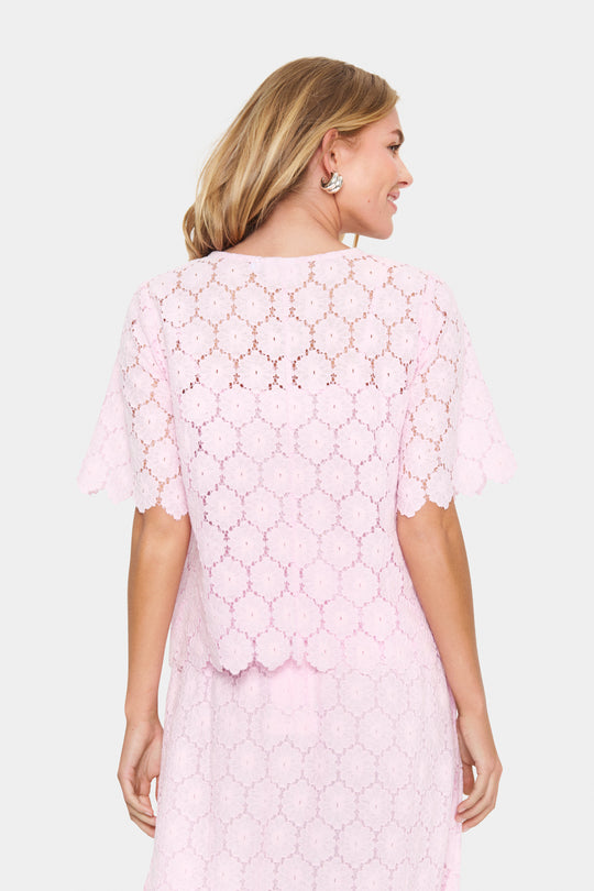 Saint Tropez ZojaSZ Blouse Pink Tulle