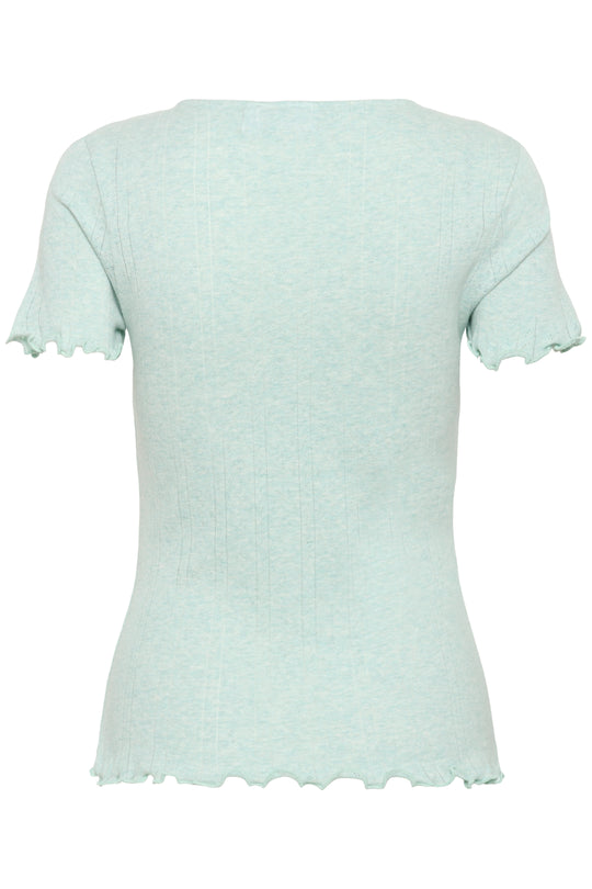 Saint Tropez GruSZ T-Shirt Saltwater Slide mint blue