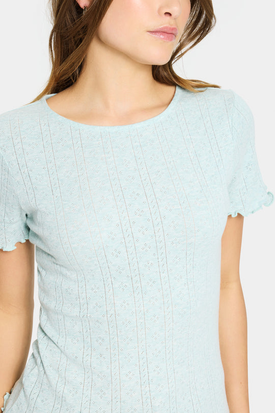 Saint Tropez GruSZ T-Shirt Saltwater Slide mint blue