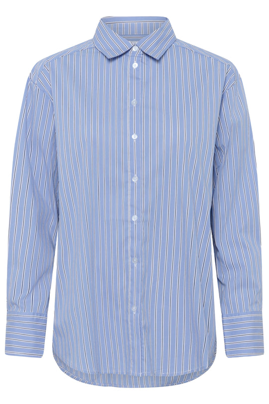 Saint Tropez MikelaSZ Shirt Baritone Vista Blue