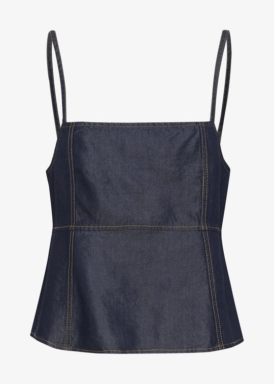 Gestuz GZnia singlet dark blue unwashed