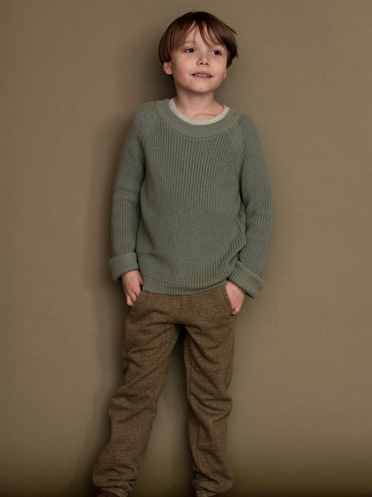 Serendipity Cotton Knit Sweater Surf