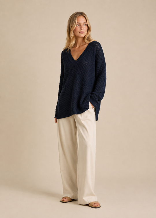 Part Two FabiannePW Pullover Dark Navy