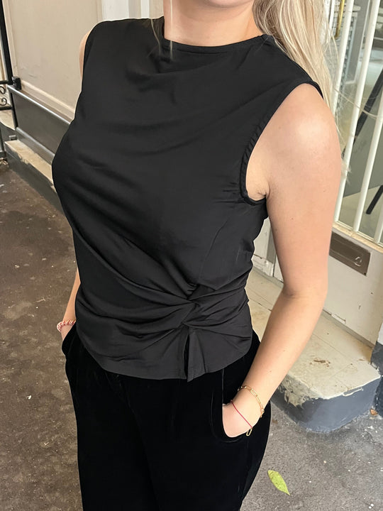 Soaked SLClara Twisted Top Black