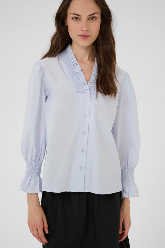 Karen By Simonsen KBChilly Shirt heather (lyseblå)