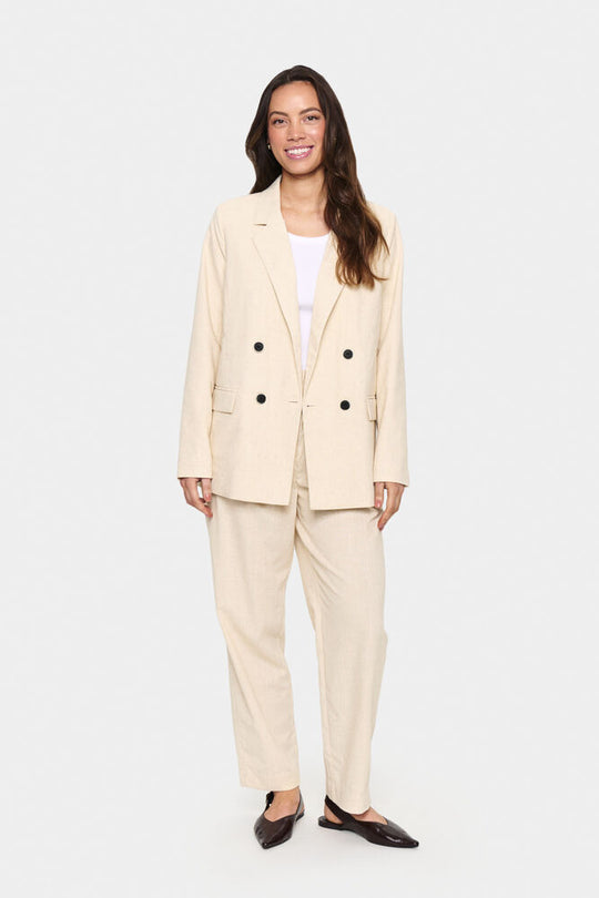Saint Tropez Krissz Blazer Irish cream melange