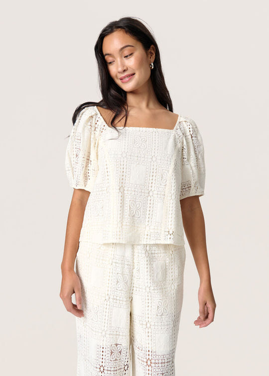 Soaked SLCoopelia Blouse SS whisper white