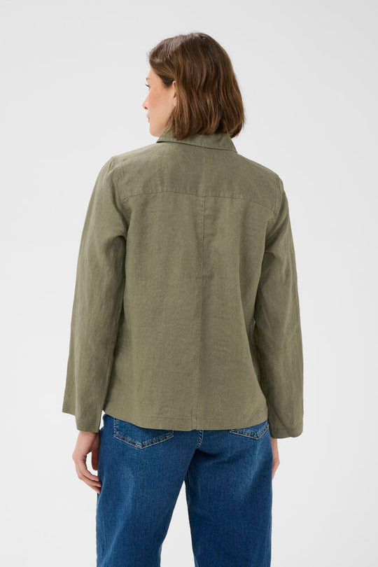 Part Two ElnoraPW Shirtjacket kalamata