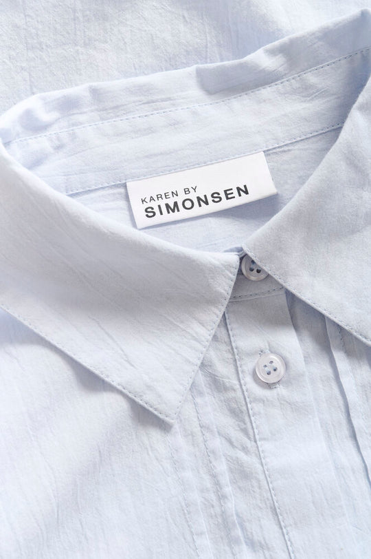 Pre-order uge 15. Karen By Simonsen KBOmmi Vilde Shirt Heather (lyseblå)