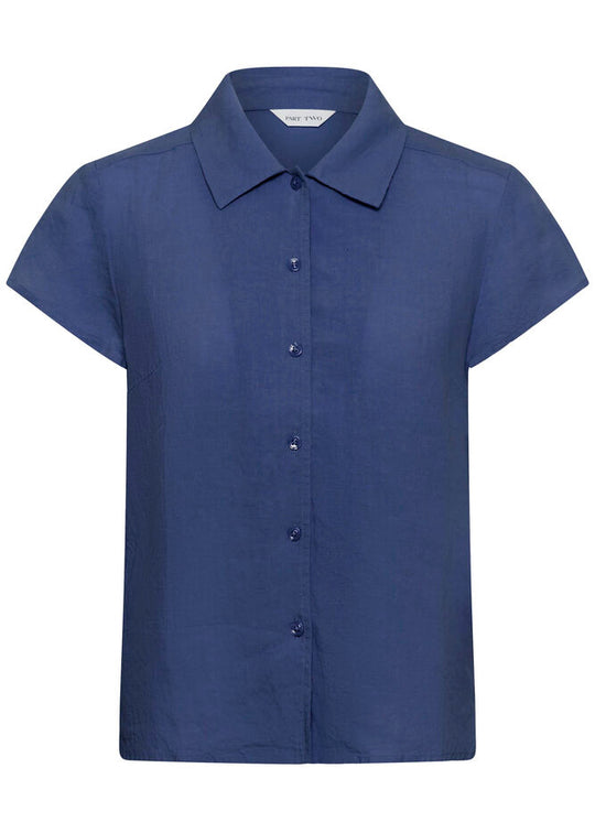 Part Two RittePW Shirt Blue Indigo