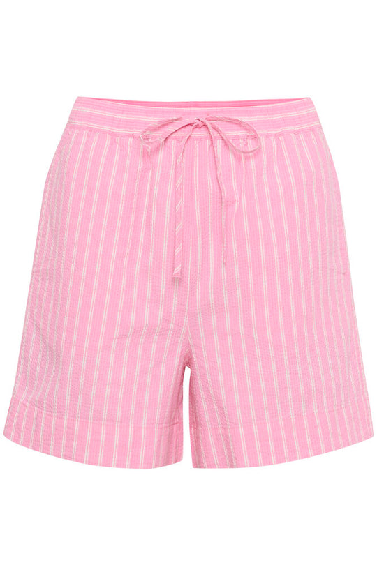 Soaked SLAnvitte Shorts Rosebloom with White Stripe