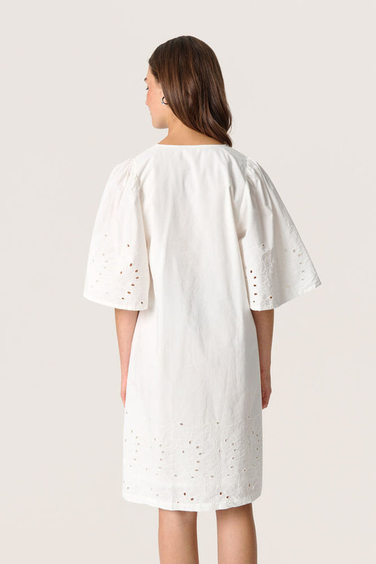 Soaked SLManja Dress SS broken white
