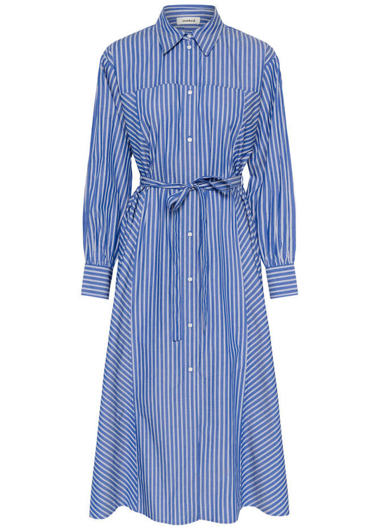 Soaked in Luxury SLCalken Shirt Dress LS Nouvean Navy Stripe
