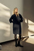 Part Two ZayaPW Dress Dark Navy Blurred Flower