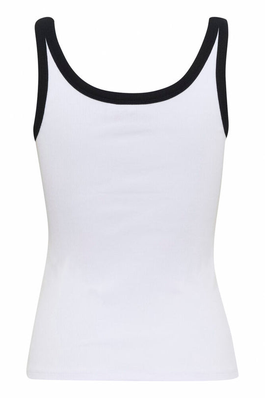 Gestuz GZdrew contrast logo top Bright White