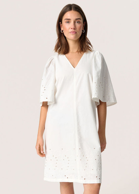 Soaked SLManja Dress SS broken white