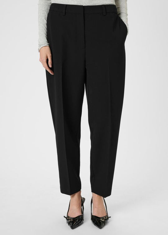 Karen by Simonsen KBRo Solid Milano Pants Carrot Meteorite (black)