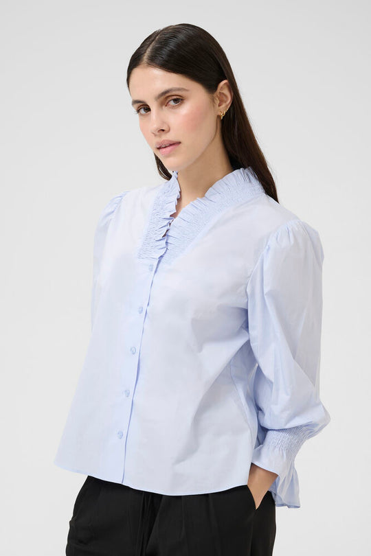 Karen By Simonsen KBChilly Shirt heather (lyseblå)