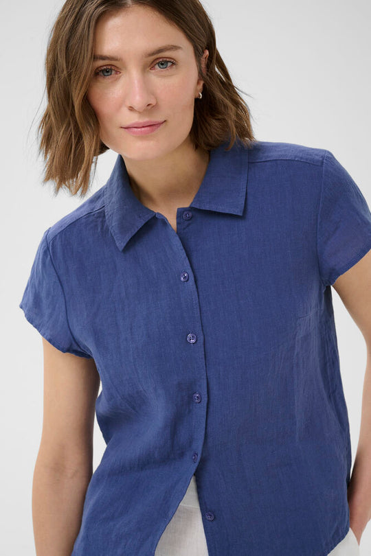 Part Two RittePW Shirt Blue Indigo