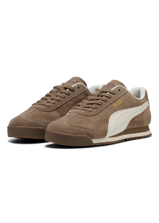 Puma Roma Suede Totally Taupe-Warm White