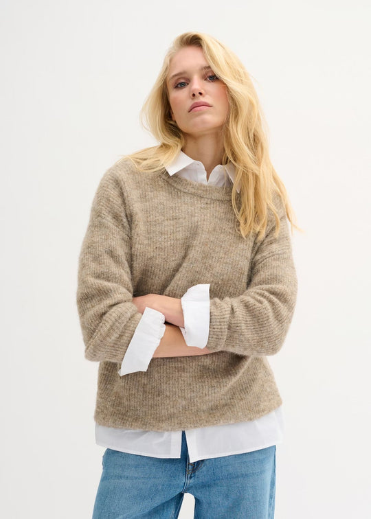 My Essential Wardrobe The Knit Pullover Dune Melange