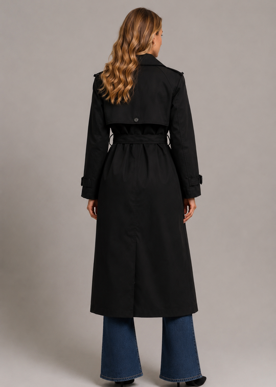 Urban Pioneers Fadoua Trench Coat Black