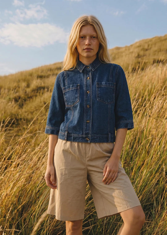 La Rouge Cope Jacket Washed Denim