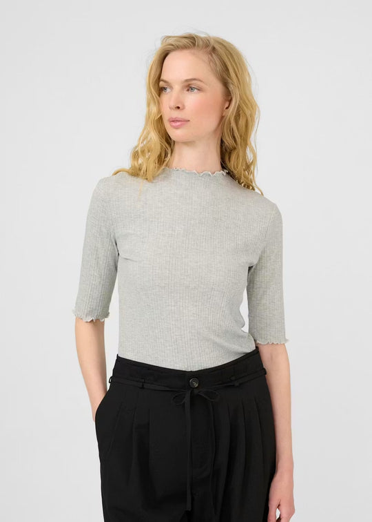 Karen by Simonsen CandaceKB SS Tee Opal Grey Melange